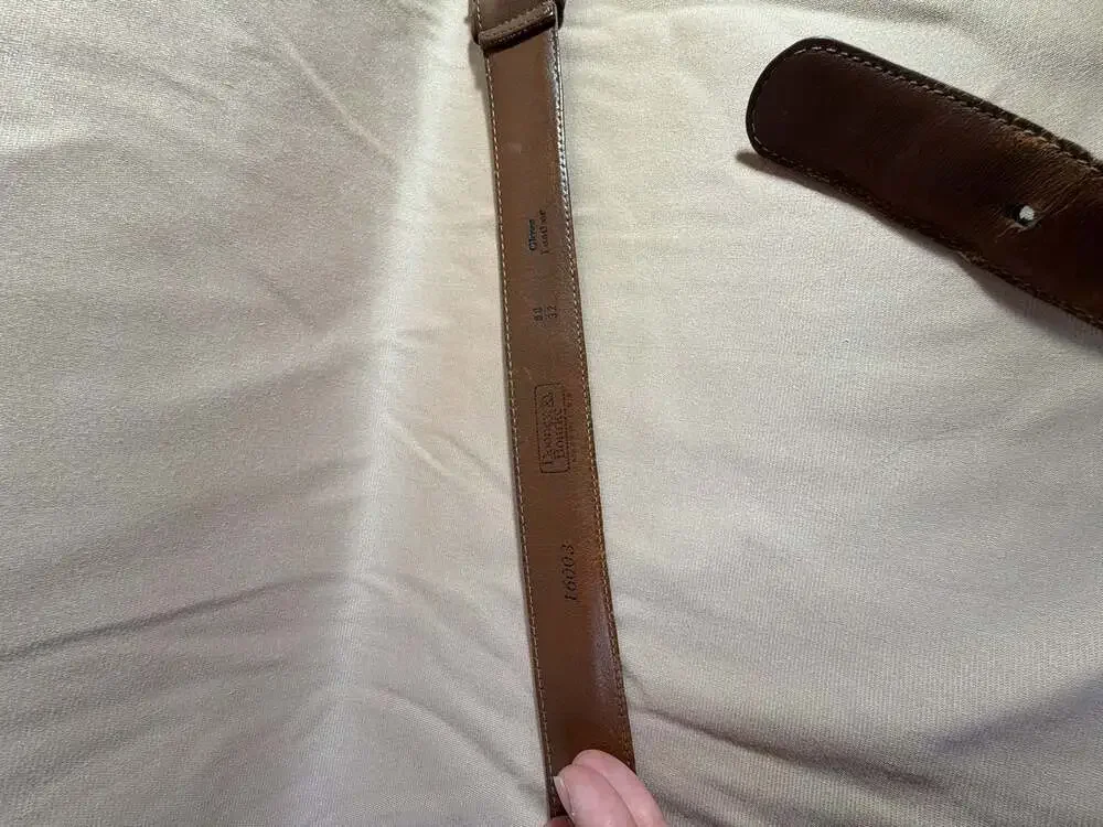 Dooney & Bourke Brown Leather Belt - Size 32/80
